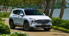 Giá xe Hyundai Santafe máy dầu 2024 lăn bánh (10/2025)