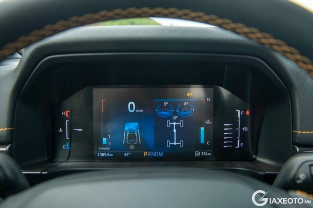 dong-ho-xe-Ford-Ranger-2022