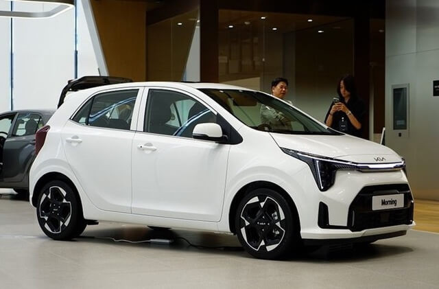 kia morning 2025 mau trang