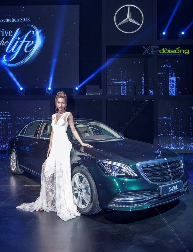 nguoi-mau-xe-hoi-viet-nam-va-xe-mercedes-benz-s450l