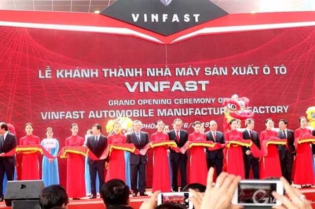 khánh thành nhà máy vinfast
